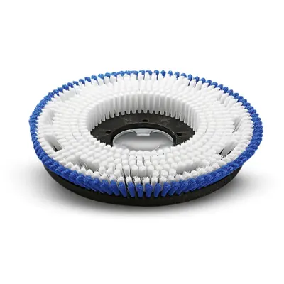 Bàn chải giặt thảm, mềm trung bình, Xanh da trời/trắng, 430 mm
