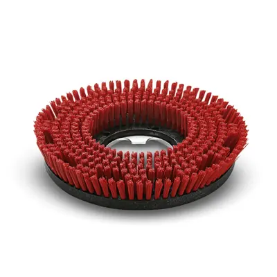 Disc brush red complete D41, trung bình, Đỏ, 406 mm