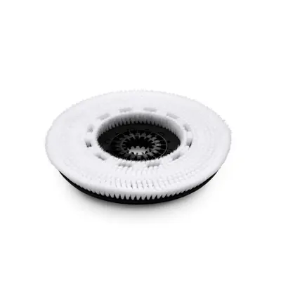 Disc brush white complete D41, rất mềm, Trắng, 406 mm
