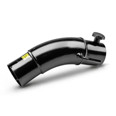 Hand grip curved 45°, DN 72