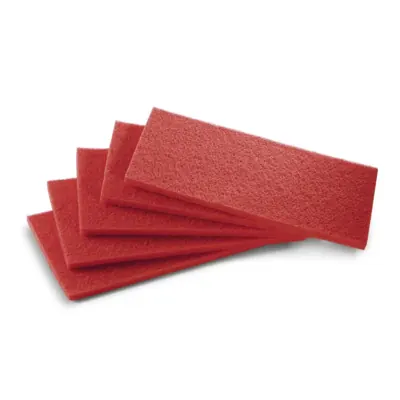 Pad, mềm trung bình, Đỏ, 650 mm, 5 Unit