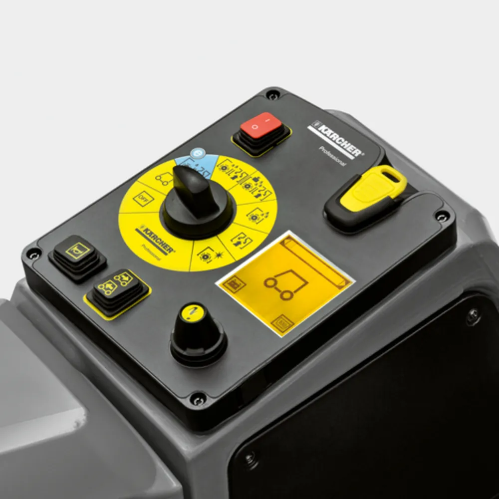 Máy chà sàn ngồi lái Karcher B 150 R + D 75 – Hệ thống chìa khóa KIK thông minh