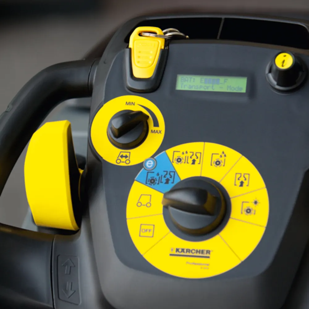 Máy chà sàn nhỏ gọn Karcher B 40 C Ep R 55 – Nút xoay vận hành EASY Operation