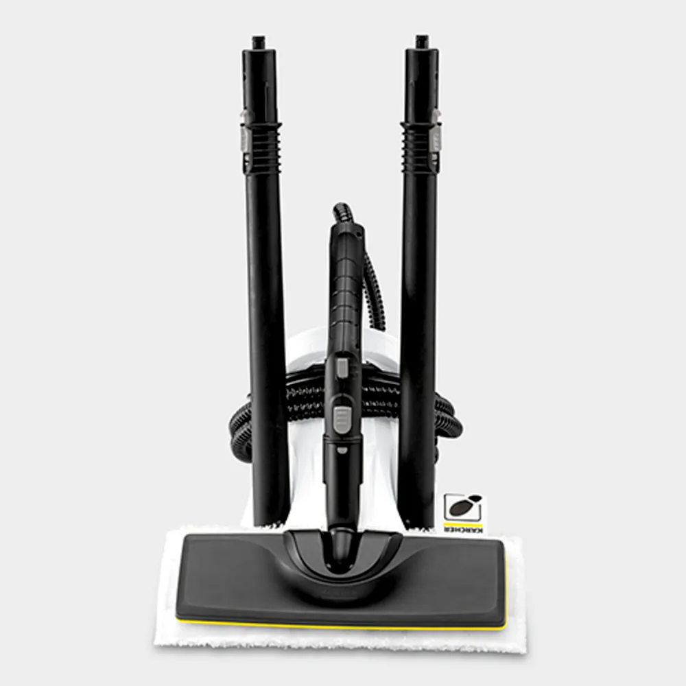 Máy hơi nước Karcher SC 2 Deluxe – Ngăn chứa phụ kiện và khóa cố định