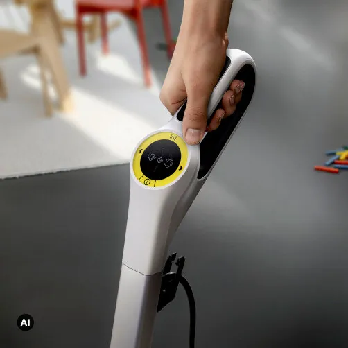 Máy hơi nước Karcher SCV 4 Steam Vac – Màn hình hiển thị đơn giản và thân thiện với người dùng