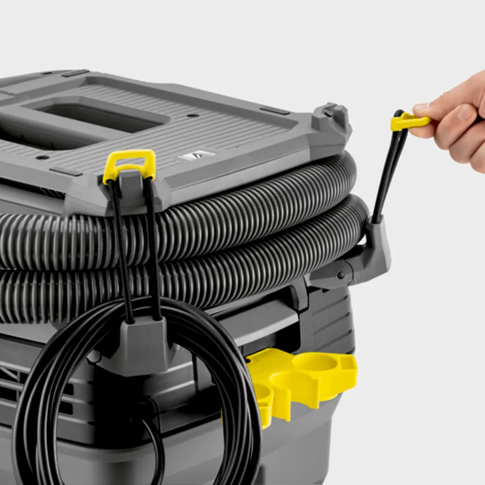 Máy hút bụi Karcher NT 40/1 Ap L – Bộ lưu trữ cáp và ống linh hoạt