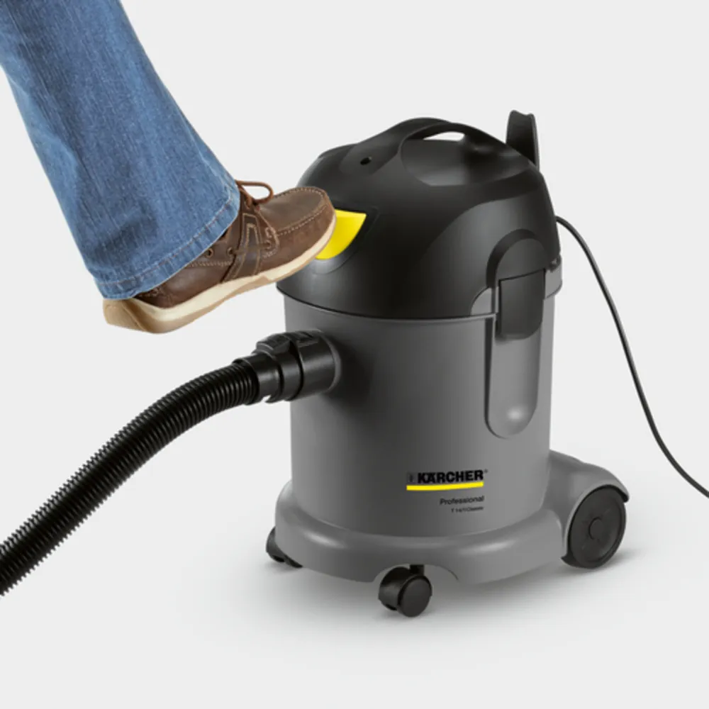 Máy hút bụi Karcher T 14/1 Classic – Cầu giao đạp chân tiện lợi