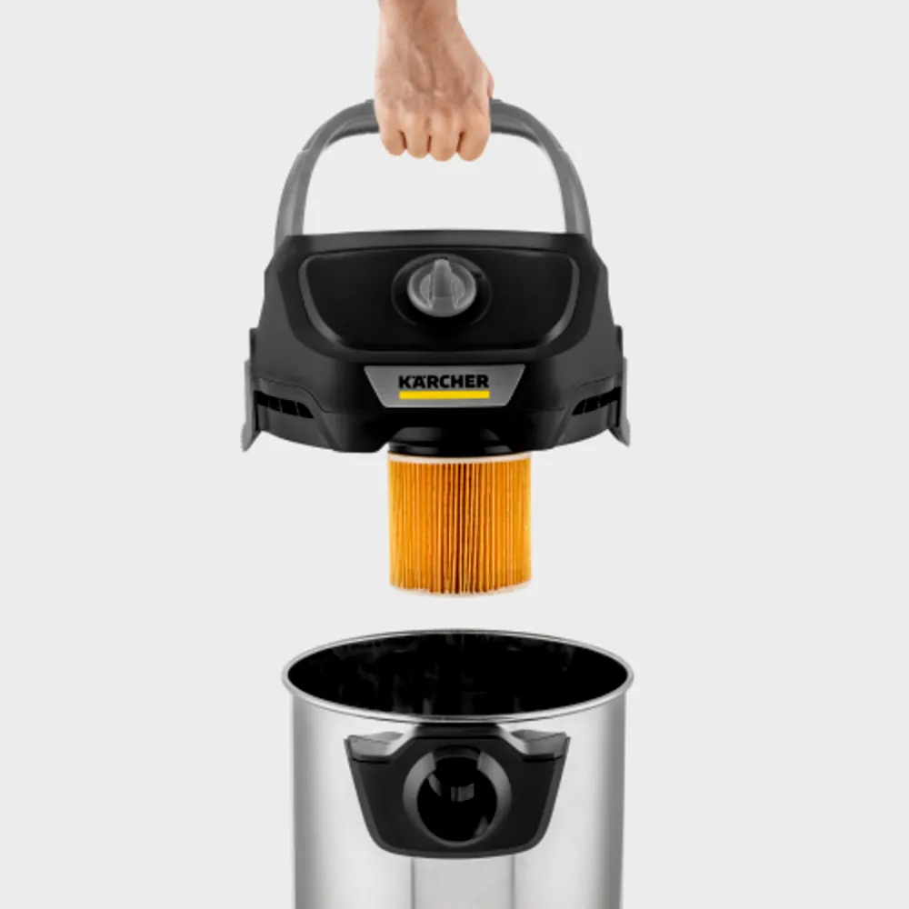 Máy hút bụi khô và ướt Karcher KWD 3 S V-17/4/20 Anniversary Ed. – Lọc bụi dạng trụ