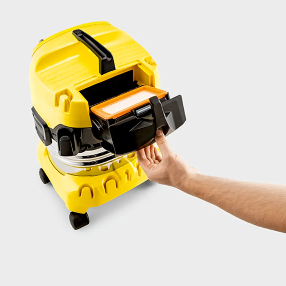 Máy hút bụi khô và ướt Karcher WD 4 S – Công nghệ thay bộ lọc độc quyền