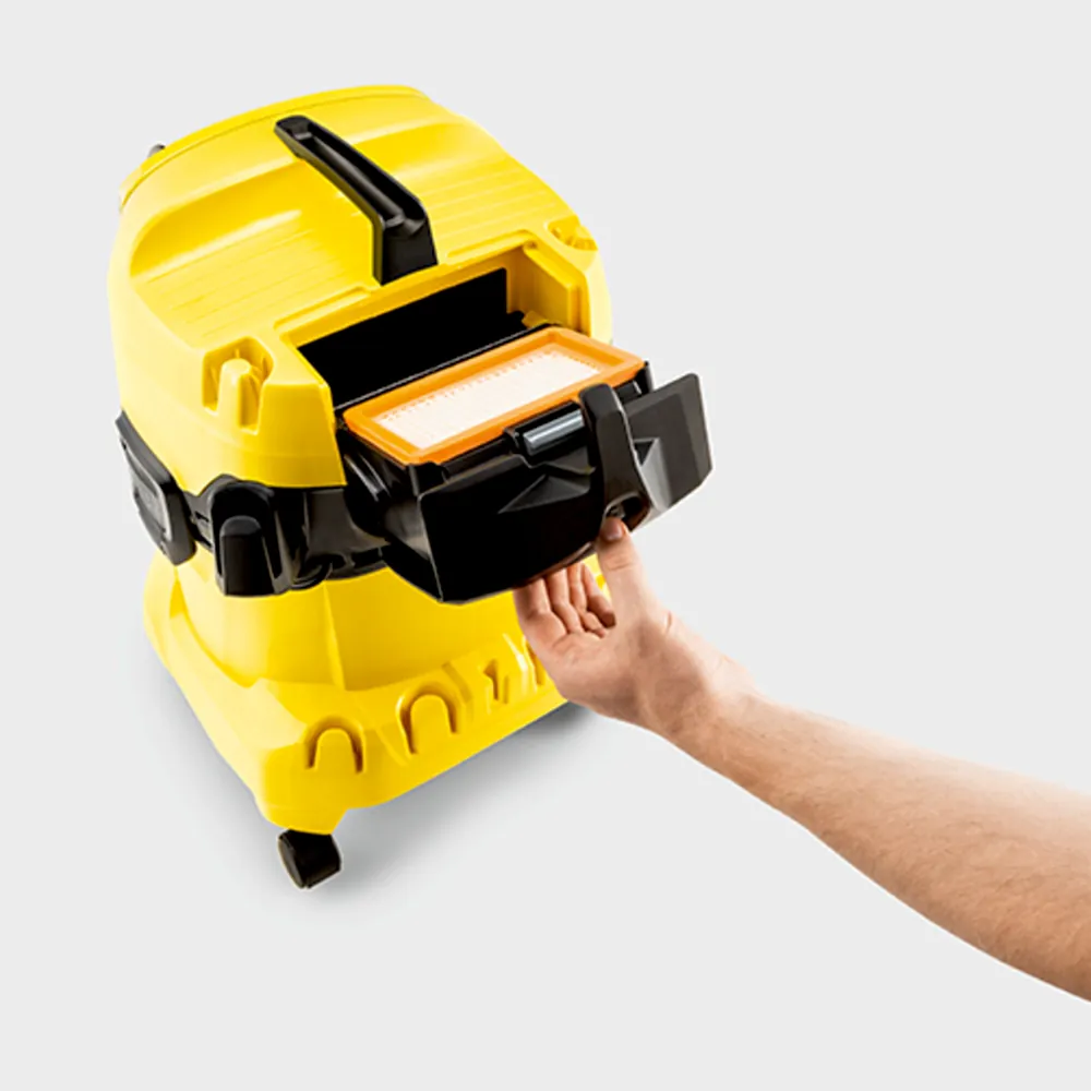 Máy hút bụi khô và ướt Karcher WD 4 V-20/5/22 – Công nghệ thay bộ lọc độc quyền