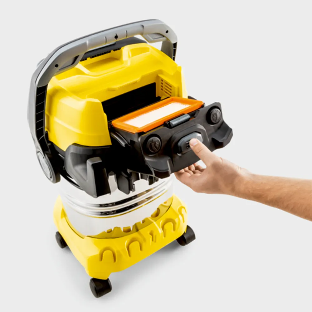 Máy hút bụi khô và ướt Karcher WD 5 S V-25/5/22 – Công nghệ thay bộ lọc độc quyền