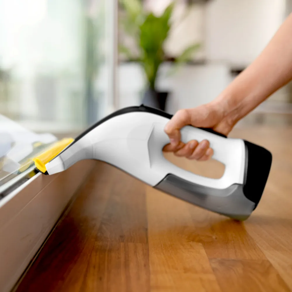 Máy lau kính cầm tay Karcher WV 5 Ultra Max – Lưỡi gạt silicone Xtra!Flex linh hoạt