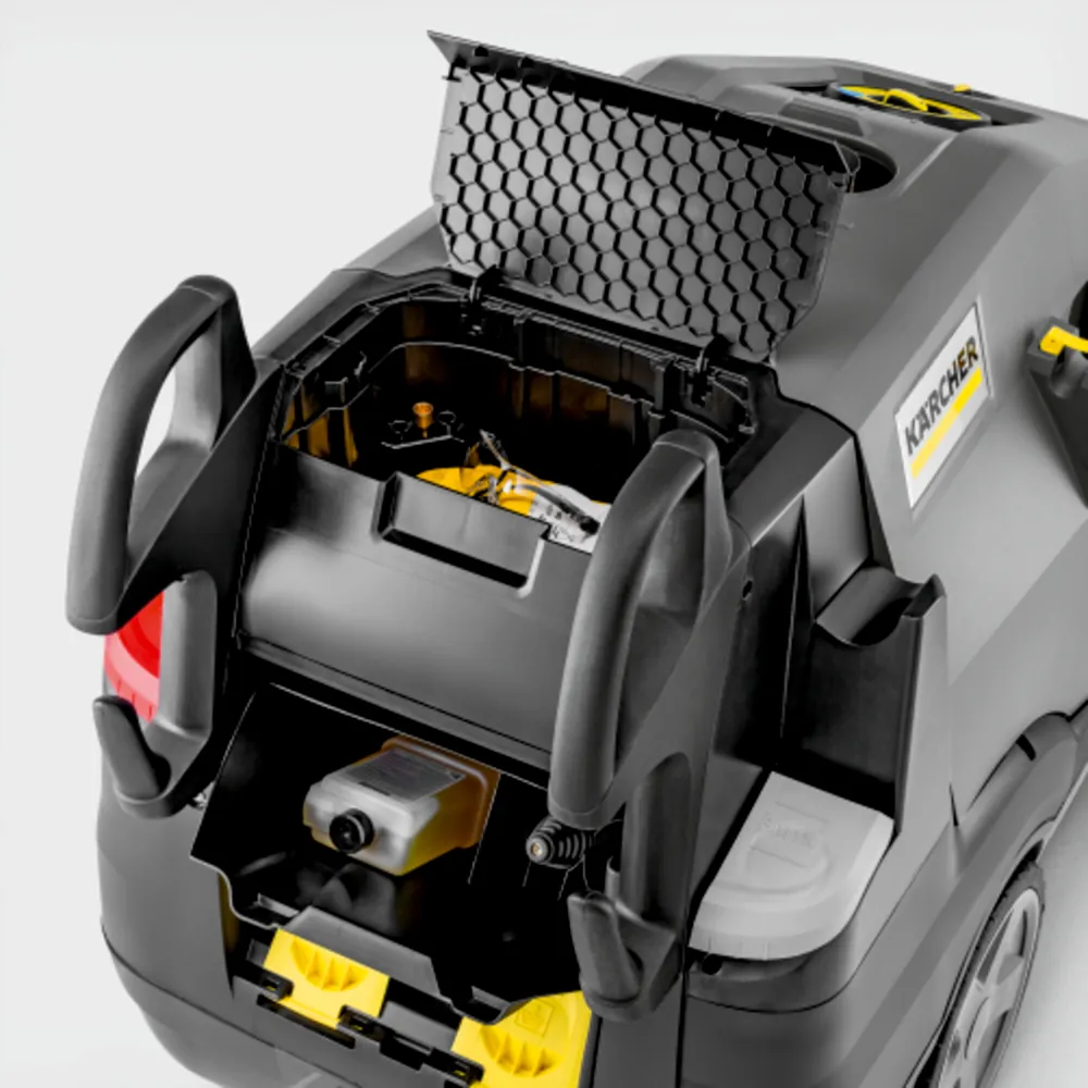 Máy phun rửa áp lực cao Karcher HDS 12/18-4S – Nhiều không gian chứa phụ kiện được tích hợp vào máy