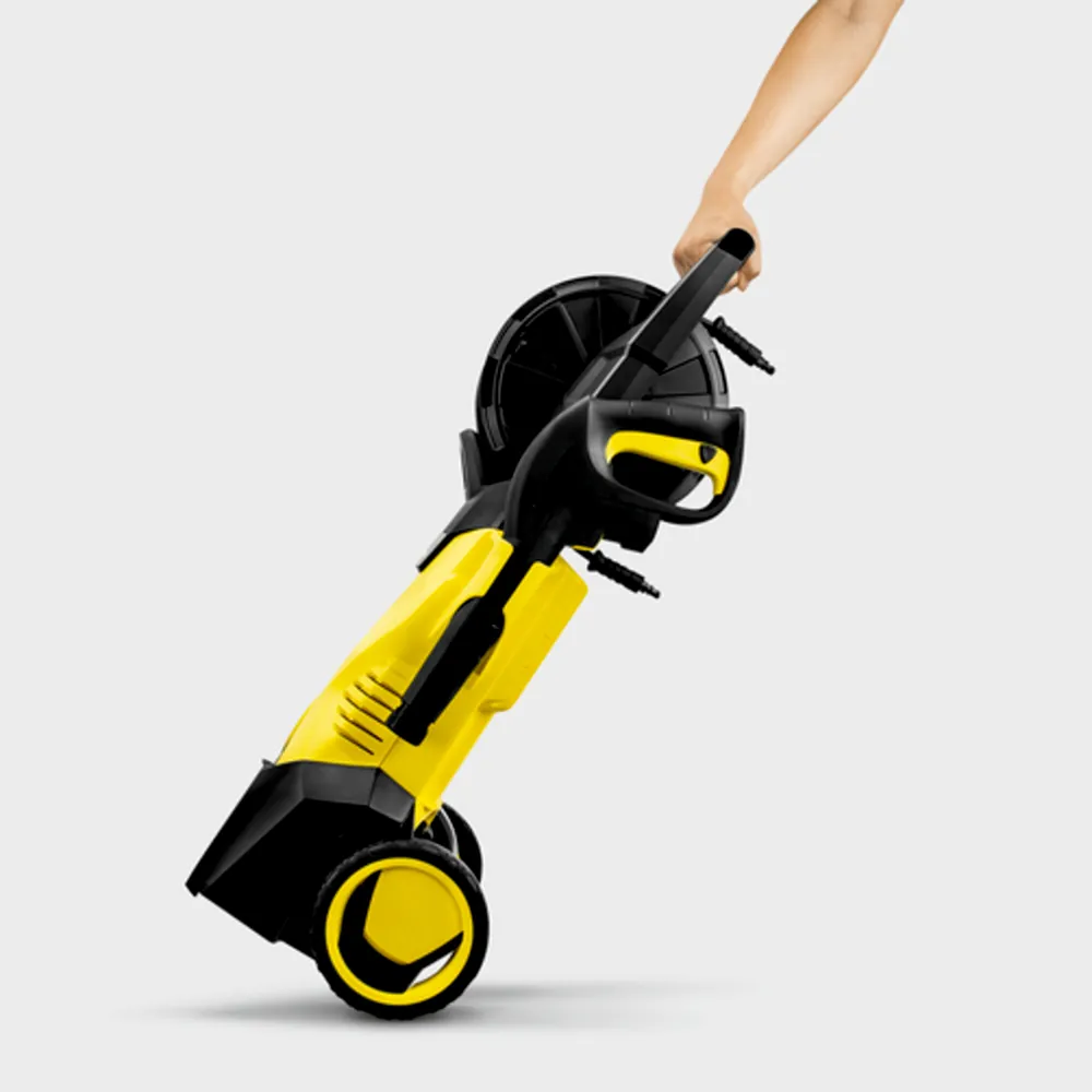 Máy phun rửa áp lực cao Karcher K 3 HR Plus – Bánh xe vận hành êm ái và tay cầm kéo dài