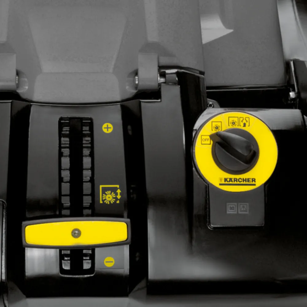 Xe quét và máy quét hút đẩy tay Karcher KM 70/30 C Bp Pack Adv – Khái niệm thiết kế EASY-Operation